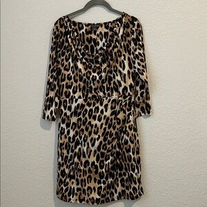 Animal print dress by The Limited